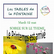 Chaumont : une soirée aux couleurs du printemps avec “Les Tables de la Fontaine”